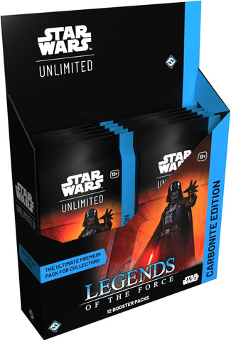 STAR WARS: UNLIMITED LEGENDS OF THE FORCE CARBONITE EDITION BOOSTER BOX (SEALED)