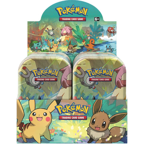 POKEMON TCG: KANTO FRIENDS MINI TIN DISPLAY (X10 TINS, ENGLISH)