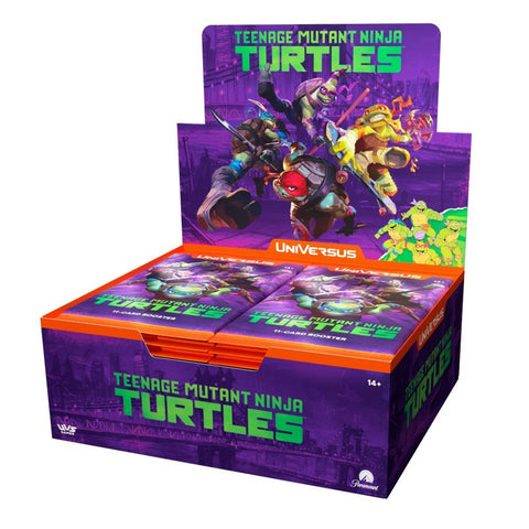 UNIVERSUS CCG - TEENAGE MUTANT NINJA TURTLES BOOSTER BOX (24 PACKS, SEALED)