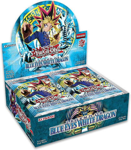 YUGIOH - LEGEND OF BLUE EYES WHITE DRAGON BOOSTER BOX REPRINT EDITION (24 PACKS)