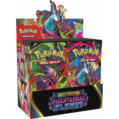 POKEMON TCG: MEGA EVOLUTION PHANTASMAL FLAMES BOOSTER BOX (PRE-ORDER) - SEALED